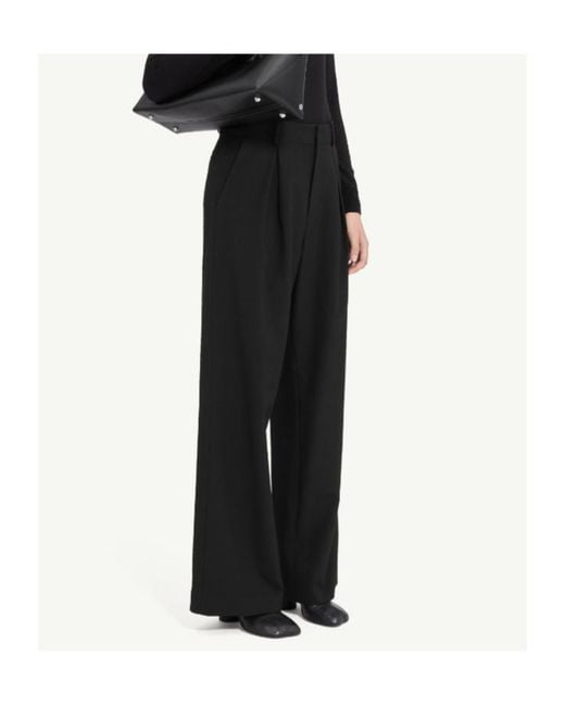 MM6 by Maison Margiela Black Mannequin Label Pleated Trousers