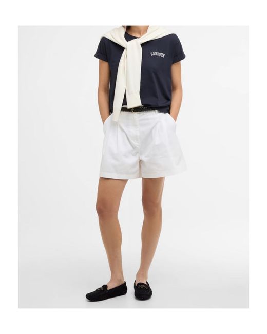 Barbour Blue Logo Crew Neck T-Shirt