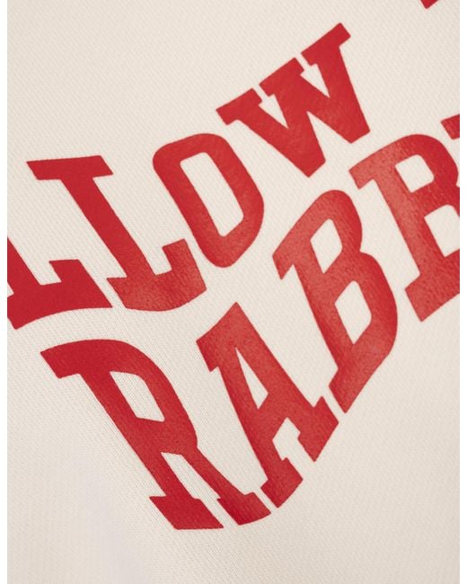 MSGM White Long-Sleeved Crewneck Sweatshirt