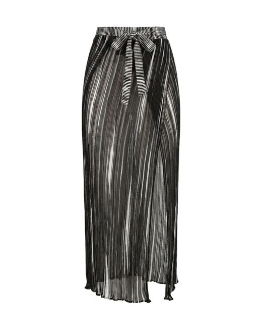 Missoni Black Striped Skirt