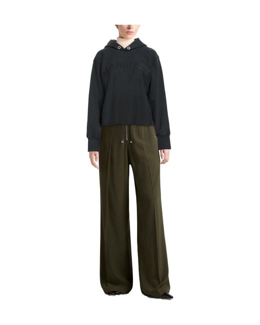 Maison Margiela Black Cropped Hoodie