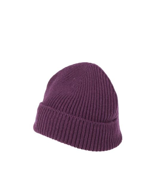 Burberry Purple Cashmere Knitted Cap