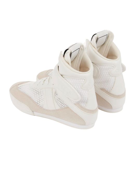 Chloé White Chloé Kick High-Top Sneakers