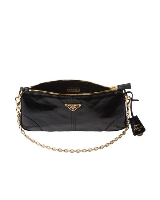 Prada Black Re-Edition 2002 Medium Shoulder Bag