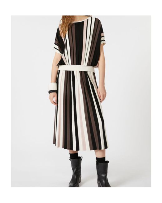 Weekend by Maxmara Black Pleiadi Pleated Skirt