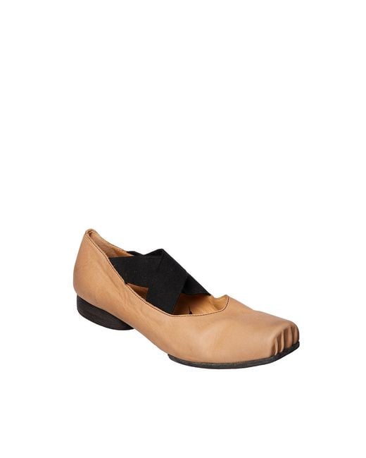 Uma Wang Natural Square-Toe 25Mm Suede Ballerina Shoes