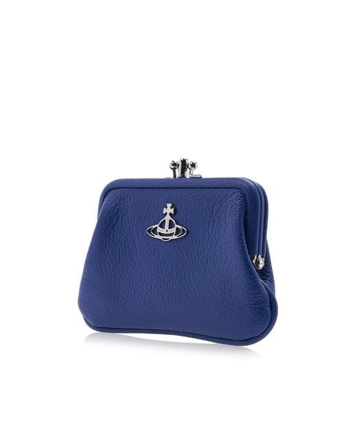 Vivienne Westwood Blue Logo Wallet