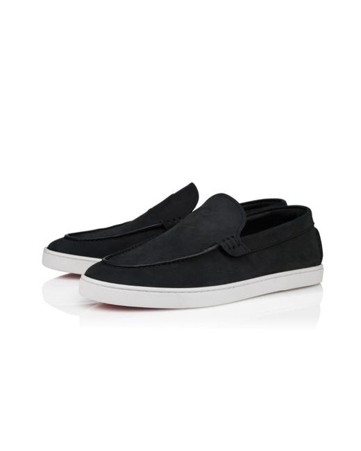 Christian Louboutin Black Round-Toe Loafers for men