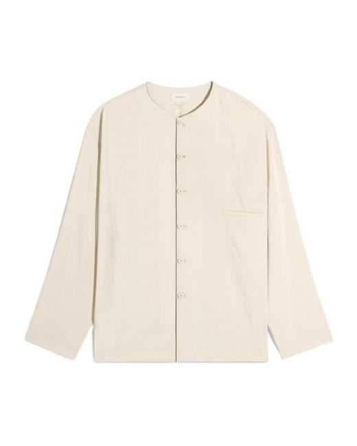 Lemaire Natural Button-Up Long-Sleeved Shirt for men