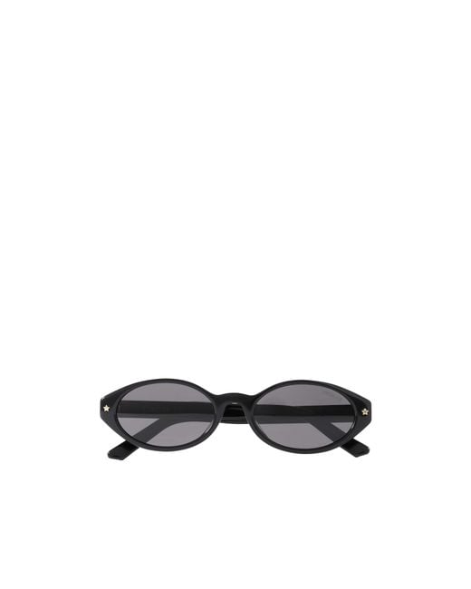 Dior White Eyewear Pacific R1I Oval Frame Sunglasses