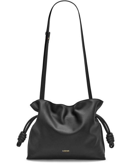 Loewe Black Medium Flamenco Clutch
