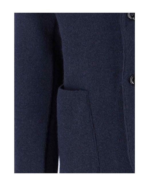 Lardini Blue Long Sleeve Single-Breasted Jacket for men