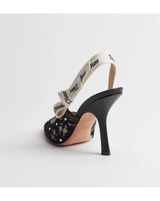Dior Metallic J'A Slingback Pump