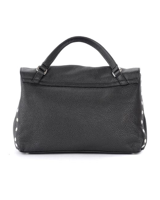 Zanellato Black Logo Shoulder Bag