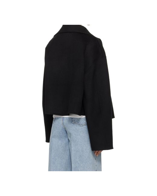 Totême Black Signature Double Jacket