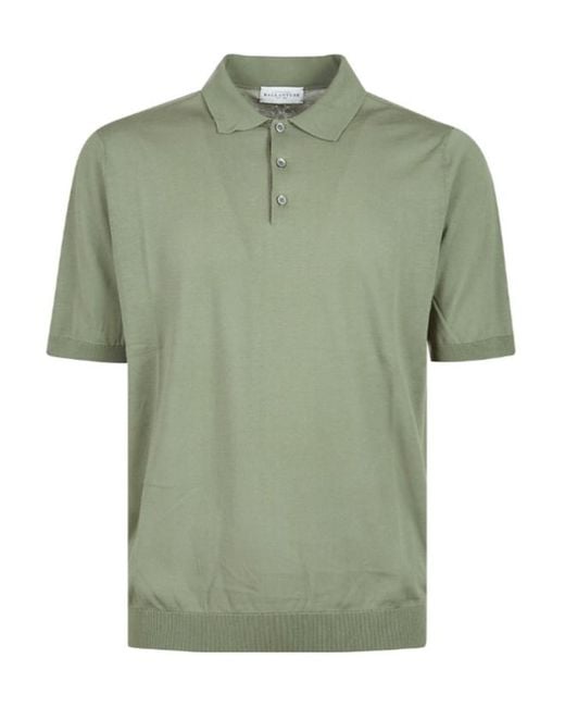 Ballantyne Green Short-Sleeve Polo Shirt for men