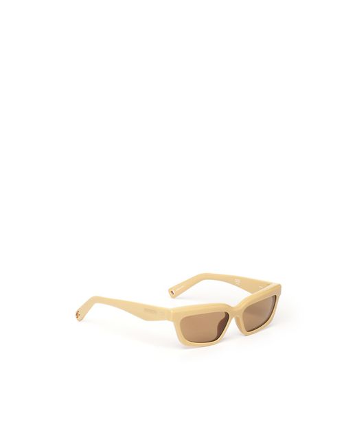 Jacquemus Natural Full Frame Sunglasses for men