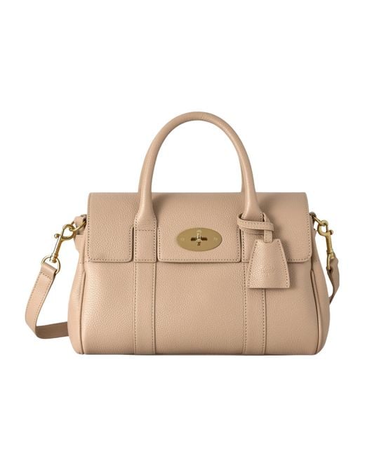 Mulberry Natural Small Bayswater Satchel