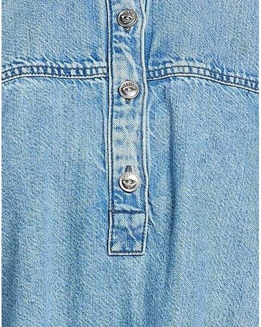 Rag & Bone Blue Light-Colored Denim Shirt
