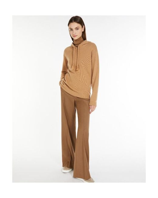 Max Mara Natural Hooded Sweater
