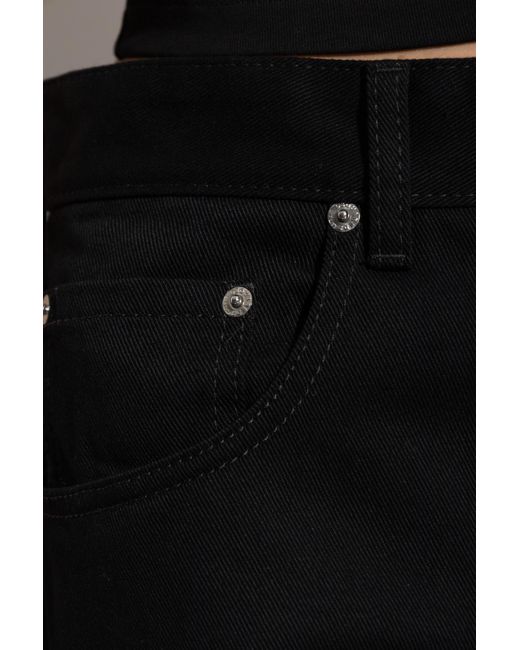 DSquared² Black Wide-Leg Jeans