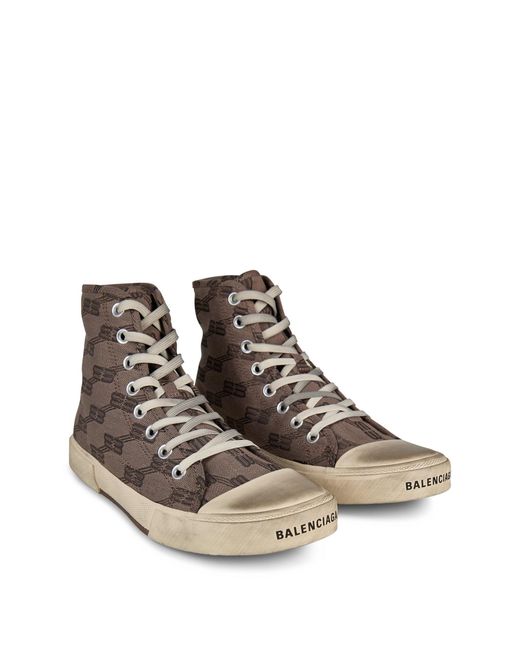 Balenciaga Brown Paris High Tops for men