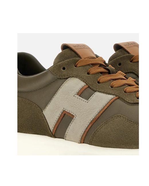 Hogan Brown H601 Low-Top Sneakers for men
