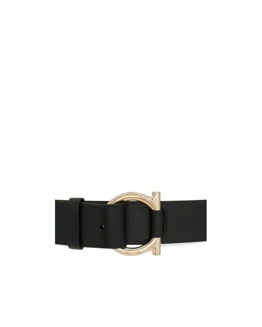 Ferragamo White Ferragamo Gancini Buckle Belt