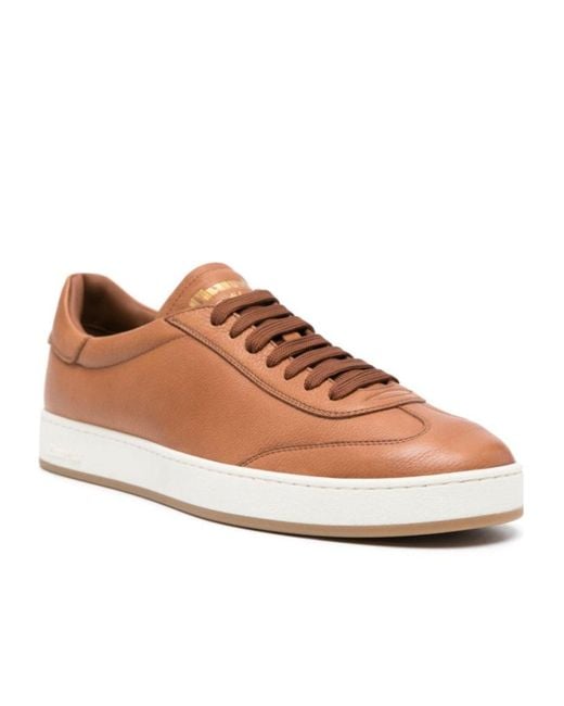 Church's Brown Round Head Low-Cut Skate Shoes for men