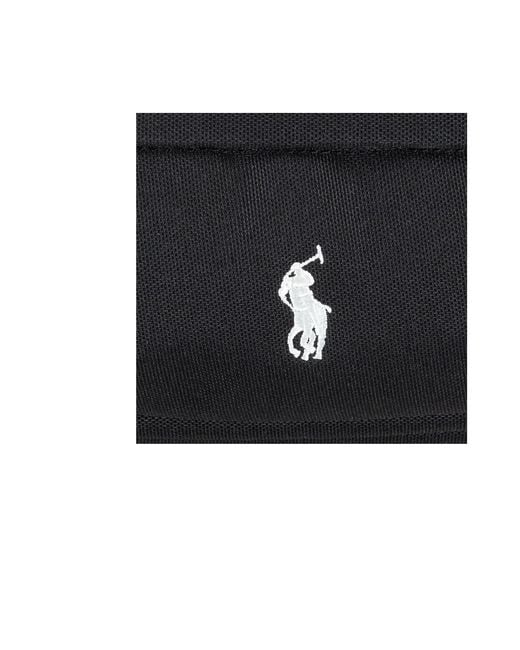 Polo Ralph Lauren Black Logo Embroidered Bum Bag for men