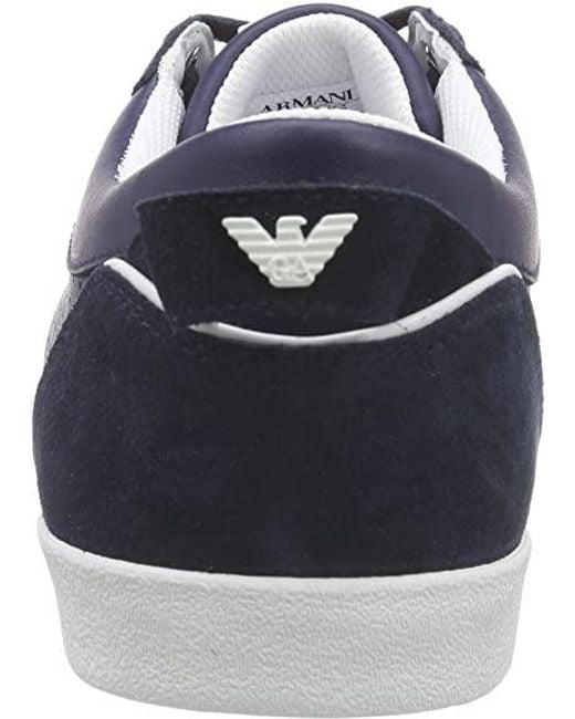 Armani Jeans Blue Logo Details Casual Sneakers for men