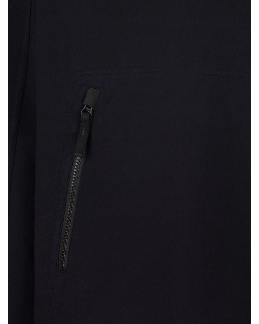 Stone Island Black Compass-Patch Hoodie for men