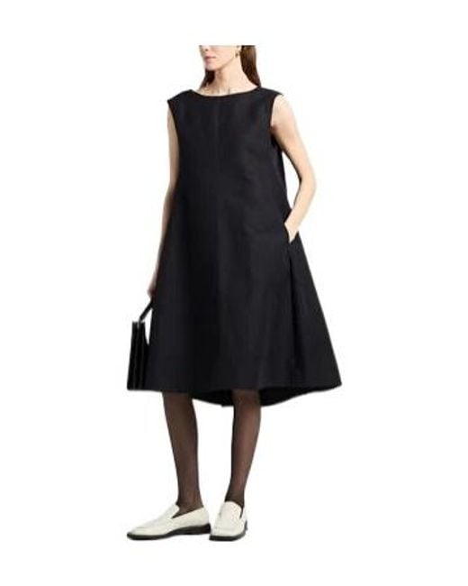Marni Black Solid-Color Sleeveless Dress