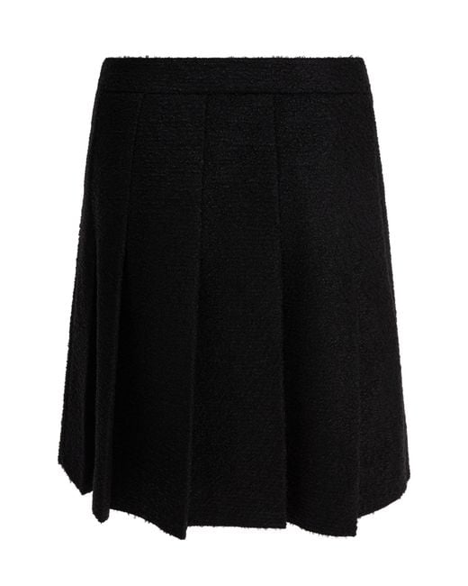 Céline Black Pleated Skirt