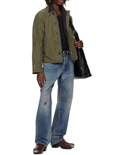 Enfants Riches Deprimes Blue Enfants Riches Déprimés Distressed Straight-Leg Jeans for men