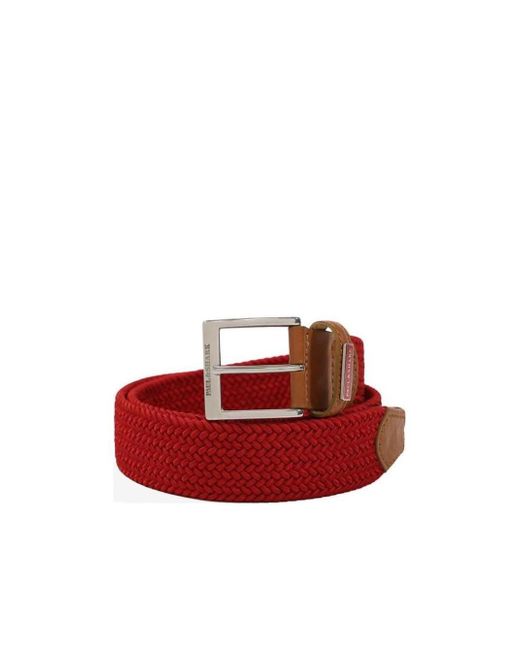 Paul & Shark Red Logo Belt
