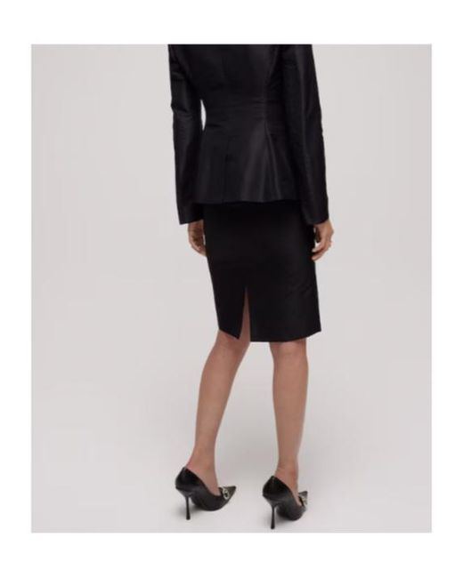 Gucci Black Fine Faille Skirt