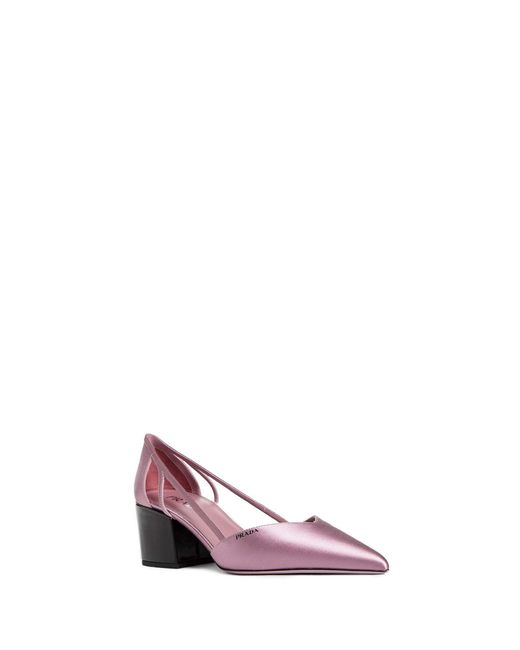 Prada Pink Pointed High Heels