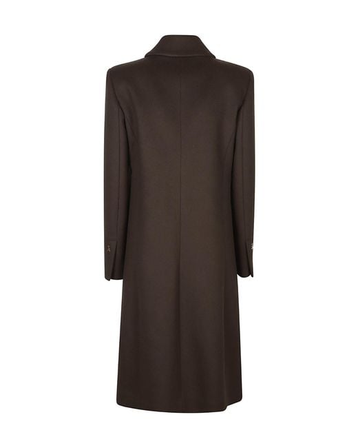 Patrizia Pepe Brown Wool Coat