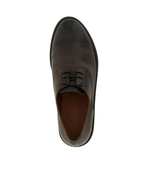 Marsèll Black Round-Toe Formal Business Shoes for men