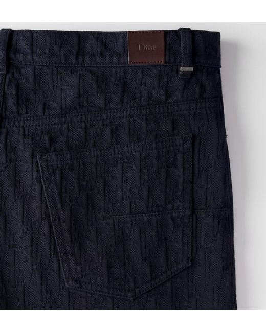 Dior Blue Homme Straight-Leg Jeans for men
