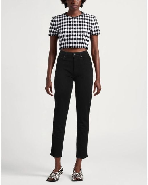 Rag & Bone Black Straight Leg Jeans