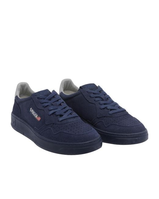 Autry Blue Lace-Up Sneakers for men
