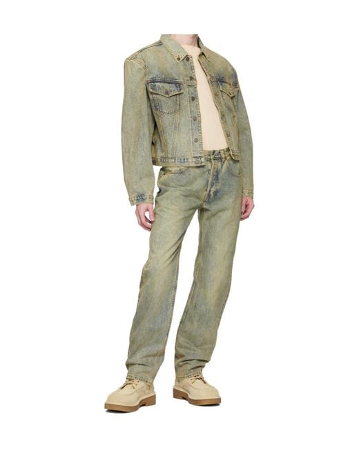 Entire studios Gray Slem Straight-Leg Jeans