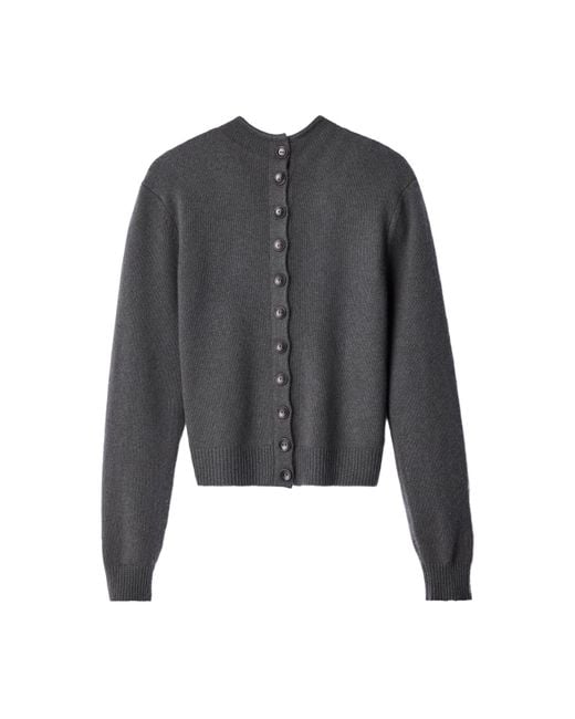 Lemaire Gray Reversible Buttoned Sweater