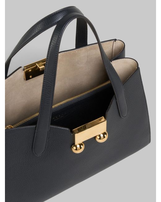 Marni Black Trunkaroo Tote Handbag