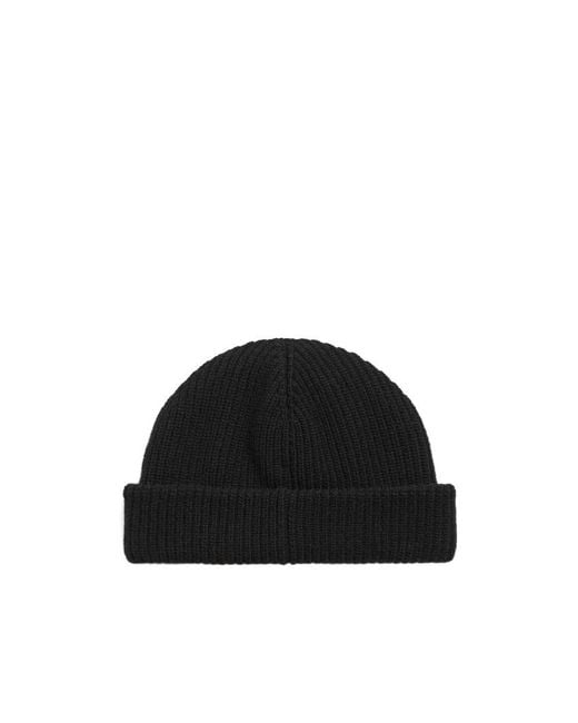 Balenciaga Black Wool Beanie for men