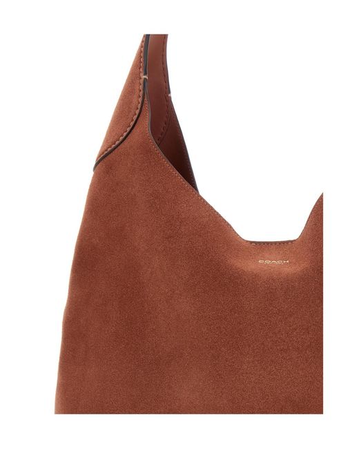 COACH Brown Brooklyn 39 Shoulder Bag