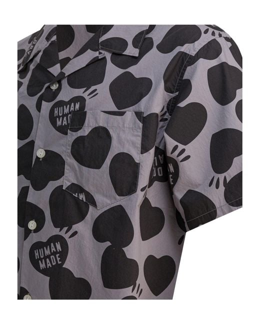 Human Made Black Heart Vacation Shirt for men