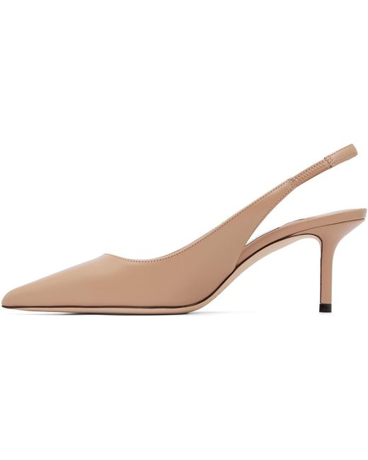 Jimmy Choo Natural Love Sling Back 65 High Heels